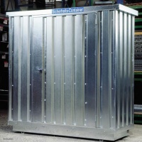 Düperthal Sicherheits-Lagercontainer, verzinkt, isoliert