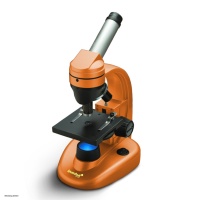 Microscopio escolar monocular Levenhuk 50L NG naranja