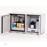 asecos Safety Storage Cabinet K-UB-90, 110 cm, 2 wing doors