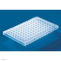 BRAND 96-well PCR-Platte, 0,2 ml, halber Rahmen,...