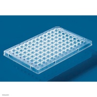 BRAND 96-well PCR-Platte, 0,2 ml, halber Rahmen, Low Profile