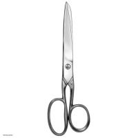 Hammacher Laboratory scissors, chromium plated