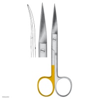 Hammacher Operating scissors, standard, curved