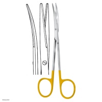 Hammacher Delicate dissecting scissors, curved (blunt/blunt)