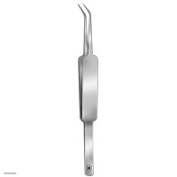 Hammacher Micro-dissecting forceps, curved