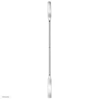 Micro-spatule double Hammacher, flexible, largeur de la...