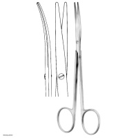 Ciseaux à dissection Hammacher, fins, courbés,...