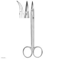 Hammacher Dissecting scissors, curved