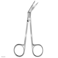 Hammacher Microscopic scissors, angled