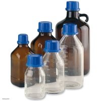 Reagenz-Flasche, Braunglas, PE Beschichtung