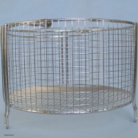 Wire basket D 23 x 17 cm stainless steel