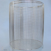 Wire basket D 23 x 32 cm stainless steel