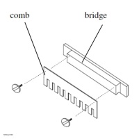 Bridge for comb, OA-110