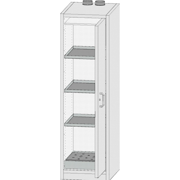 Düperthal Safety Cabinet Type 30 Basic M, 30 Inch Height Storage Shelves