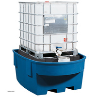 asecos Polyethylene sump pallet 1 x IBC 1000 l with...
