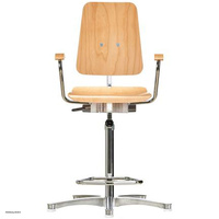 WORKSITZ CLASSIC WS 1011 Cadeiras altas de madeira