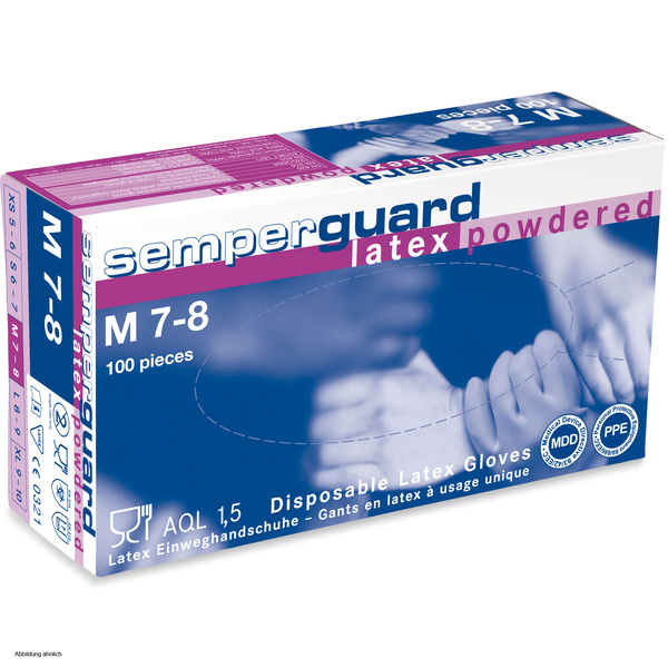 Gants jetables en latex SEMPERGUARD