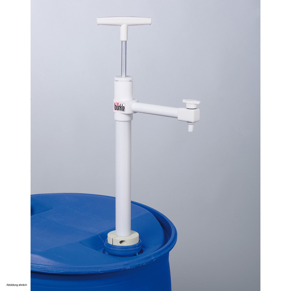 Pompe vide-f&ucirc;t B&Uuml;RKLE en PTFE ultra pur - coude de...