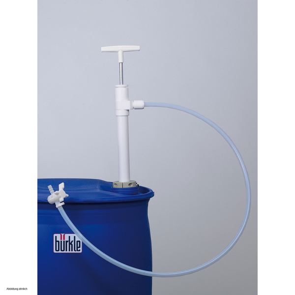 Pompe vide-f&ucirc;t B&Uuml;RKLE en PTFE ultra pur - tuyau de...