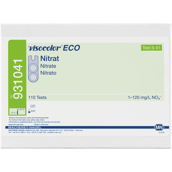 MACHEREY-NAGEL VISOCOLOR ECO Test kit Nitrate, 27,50