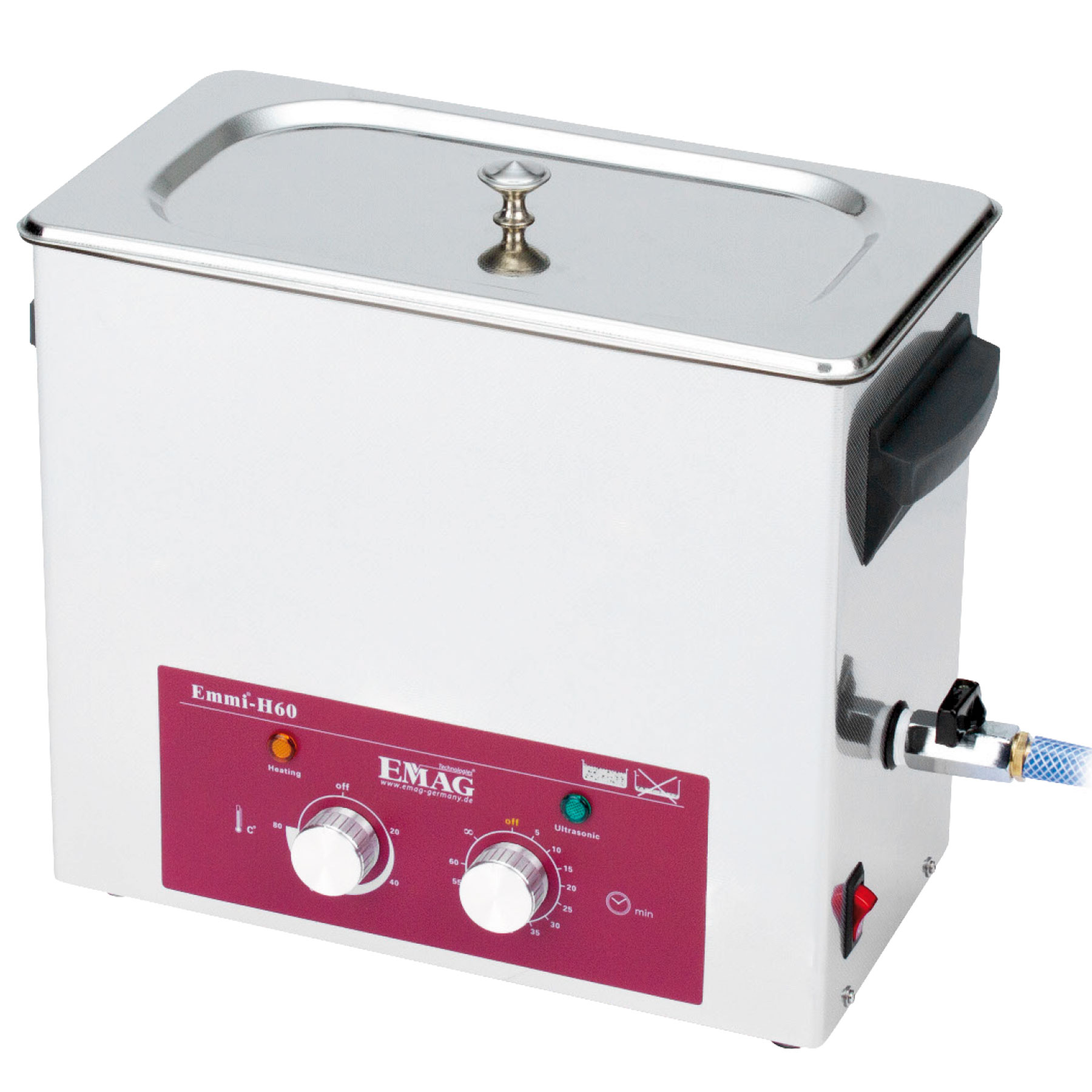 Appareil de nettoyage par ultrasons EMAG Emmi-H60 avec robinet de