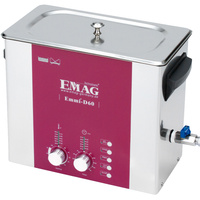 Limpiador ultrasónico EMAG Emmi-D60 con grifo de desagüe