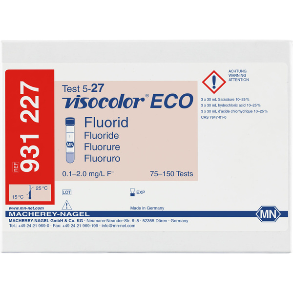 MACHEREY-NAGEL VISOCOLOR ECO Test kit Fluoride Refill, 42,20