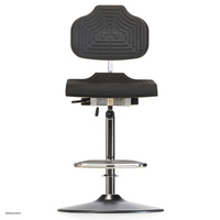 WERKSITZ CLASSIC WS 1210 E TPU XL Swivel chair black