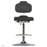 WERKSITZ CLASSIC WS 1210 E TPU XL Swivel chair integral foam
