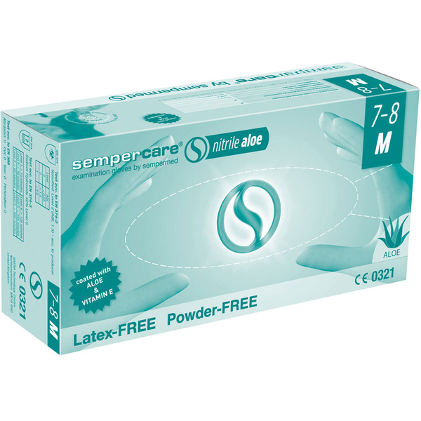 SEMPERCARE Nitrile ALOE VERA examination gloves 200 pcs.