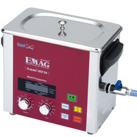 Appareil de nettoyage par ultrasons EMAG Emmi-08 STH en acier inoxydable  avec chauffage, 114,65