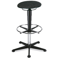 bimos Rotary stool Stool 3 with glides and foot ring