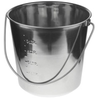 KUHN Stainless steel bucket 12 l, carrying handle,...