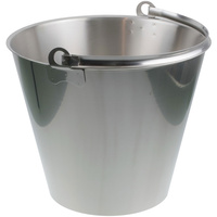 KUHN Bucket without lid made of stainless, 12 l