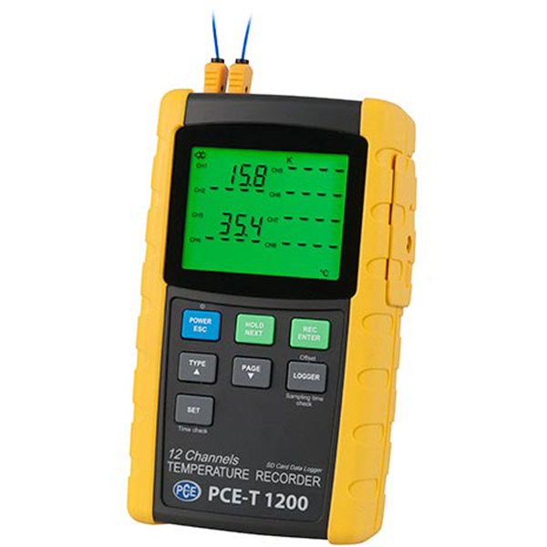 Enregistreur de donn&eacute;es de temp&eacute;rature PCE Instruments 12...