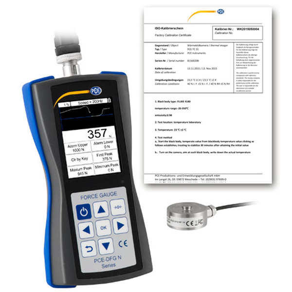 Capteur de force PCE Instruments PCE-DFG NF 1K