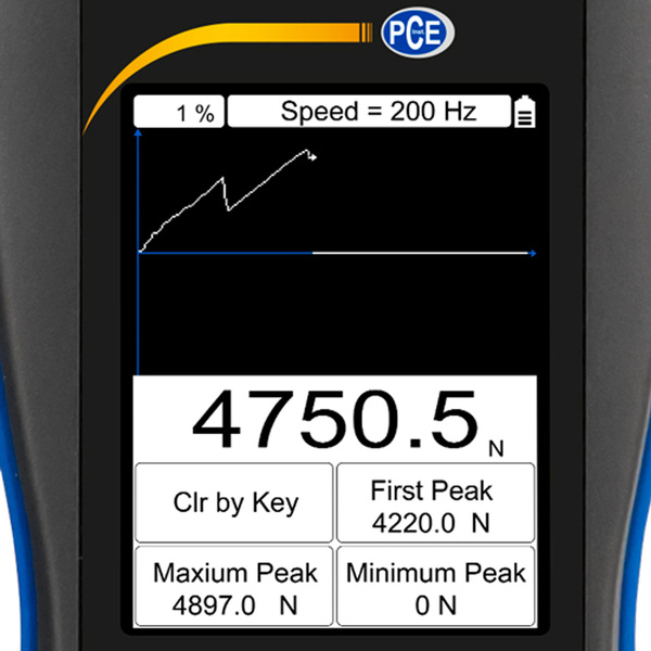 Transductor de fuerza de PCE Instruments PCE-DFG NF 5K