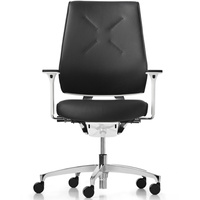 Dauphin swivel chair X-Code premium (polished aluminium...