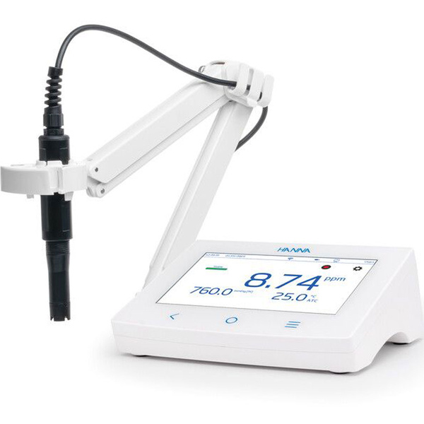 Hanna Instruments Network-compatible oxygen meter with optical probe ...