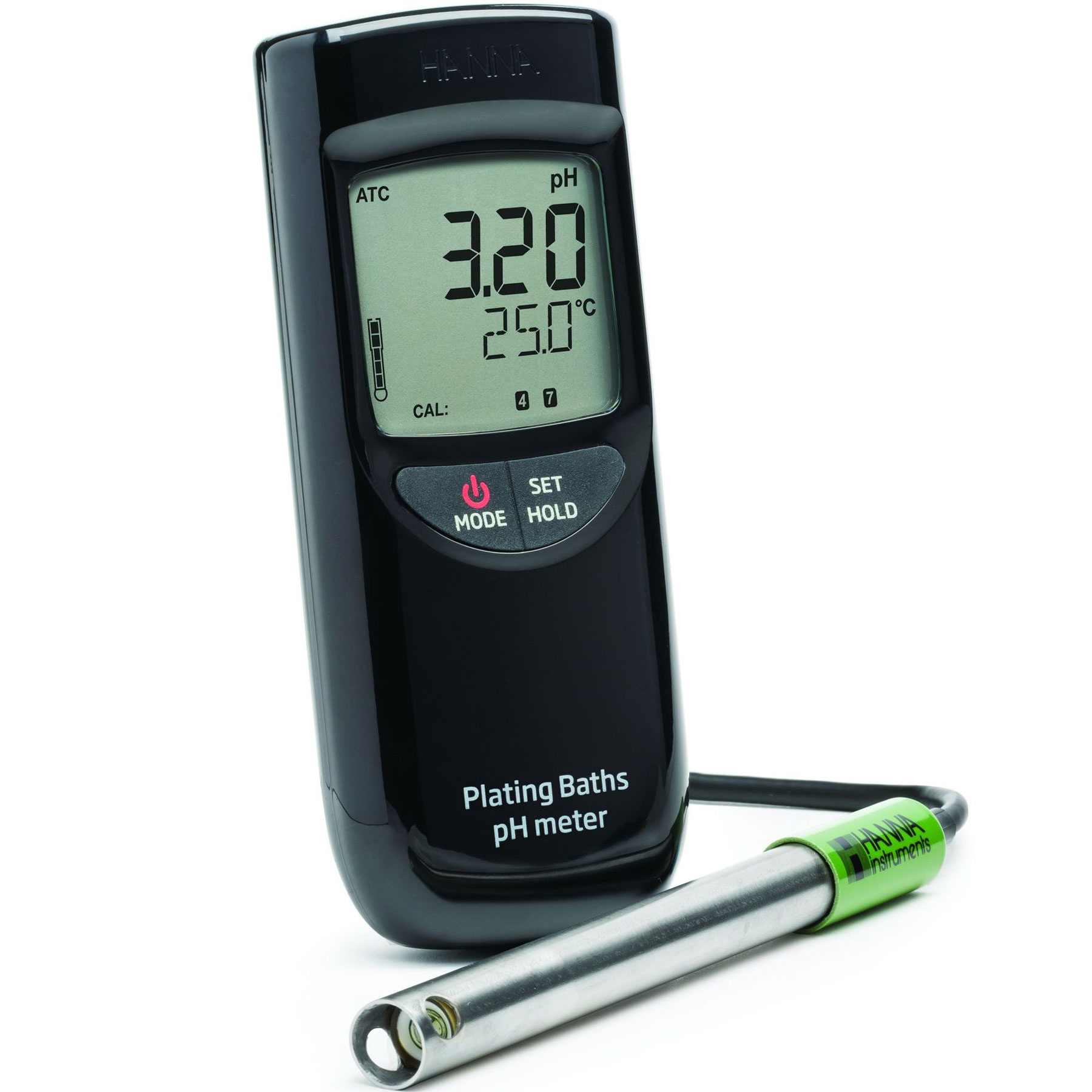 Ph Meter Clean Instrument Hanna Instruments Draagbare pH-meter voor galvaniseren HI99131, 574,75