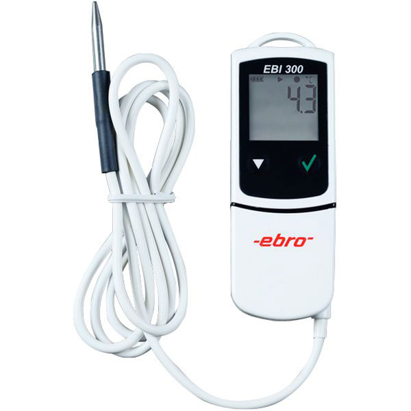 ebro reusable PDF data logger EBI 300-TE with external...