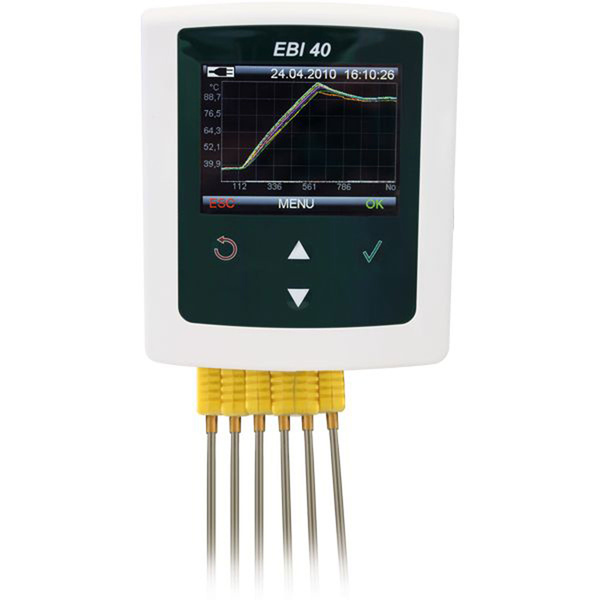 ebro multi-channel temperature data logger EBI 40 TC-02