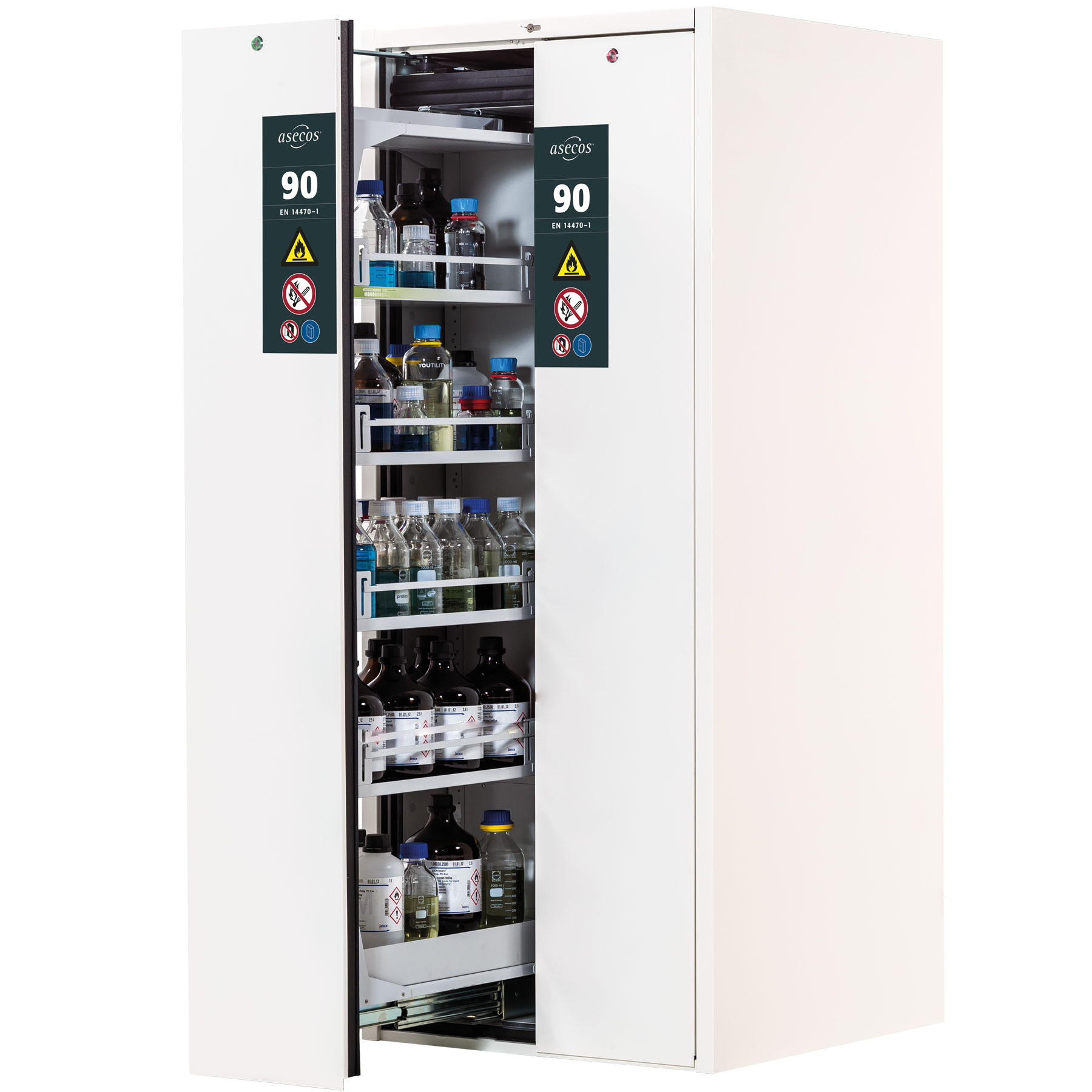 asecos safety storage cabinet V-MOVE-90 (V90.196.081.VDAC:0012 ...