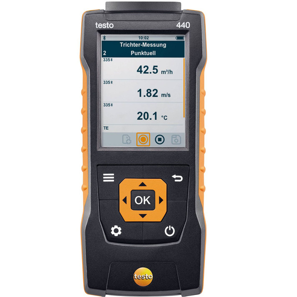 testo 440 dP - Instrumento de medição climática incluindo sensor de ...