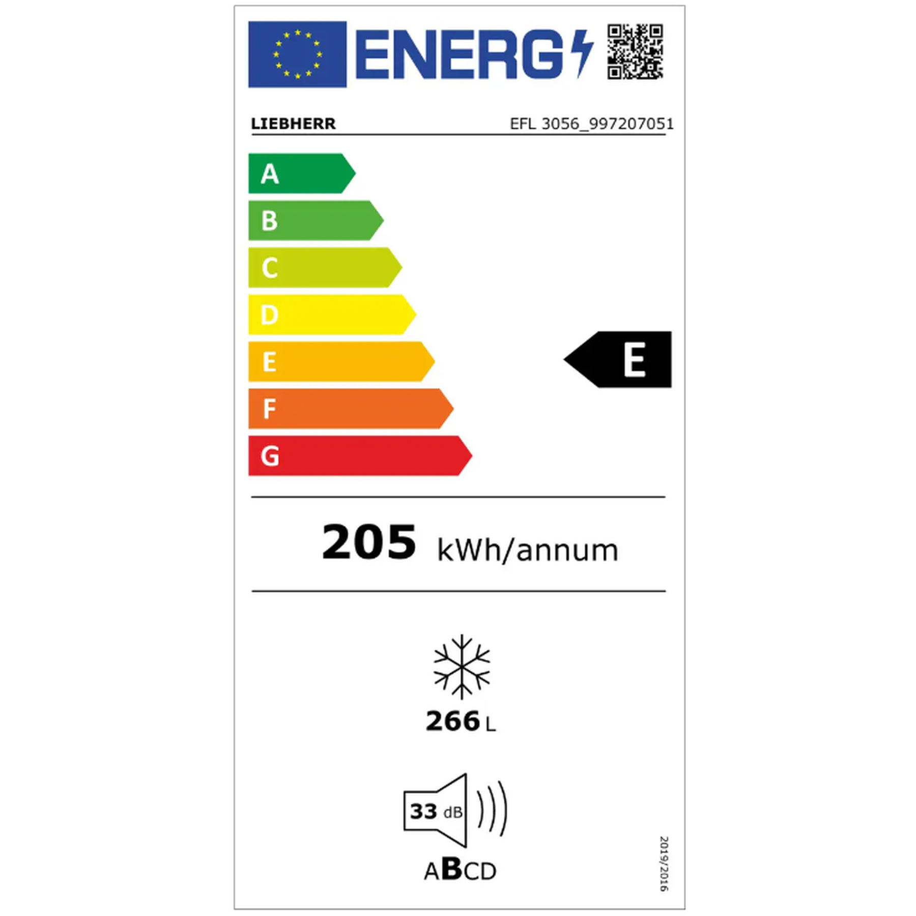 Arca congeladora Liebherr EFL 3056, 629,30€