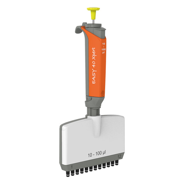 Pipeta multicanal de microlitros Labbox, volume vari&aacute;vel...