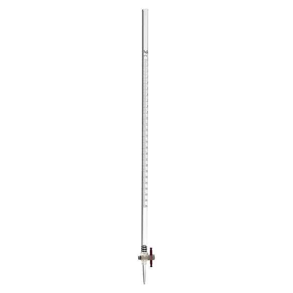 Bureta de pl&aacute;stico Labbox com torneira PTFE