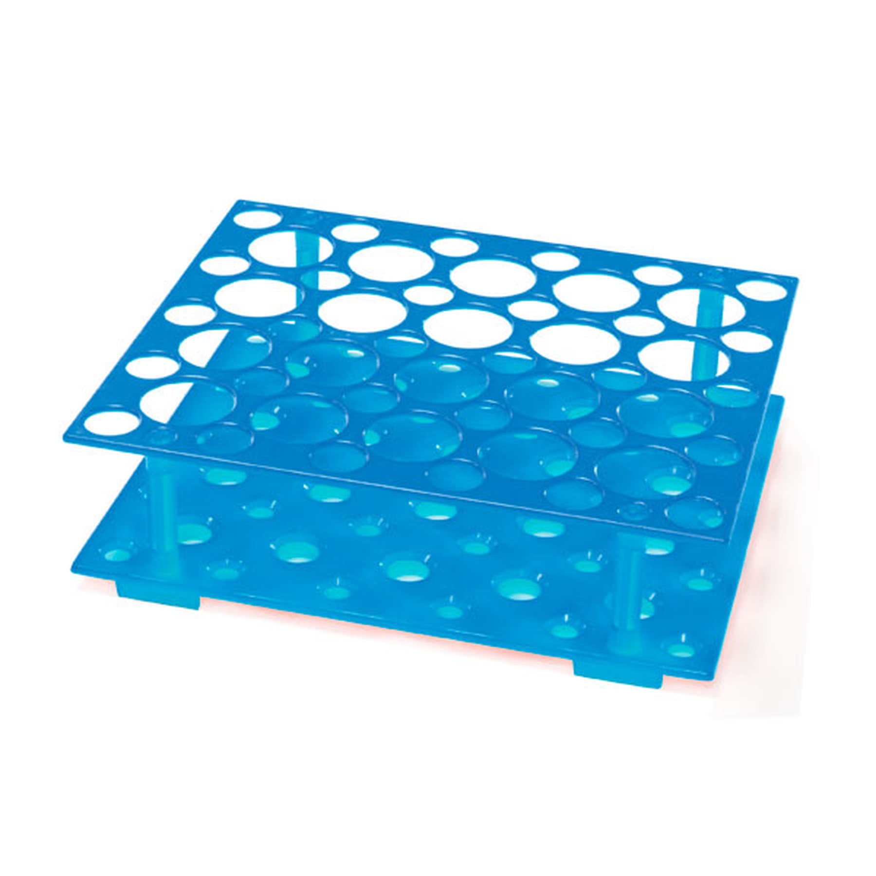 Rack Per Provette Karter Scientific 116G1 - Cartone, 25 Fori Da 13 Mm, Bianco, Singolo