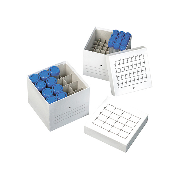 Lab Rectangle Sample Boxes Labbox cardboard freezer boxes for sample tubes, 3,03