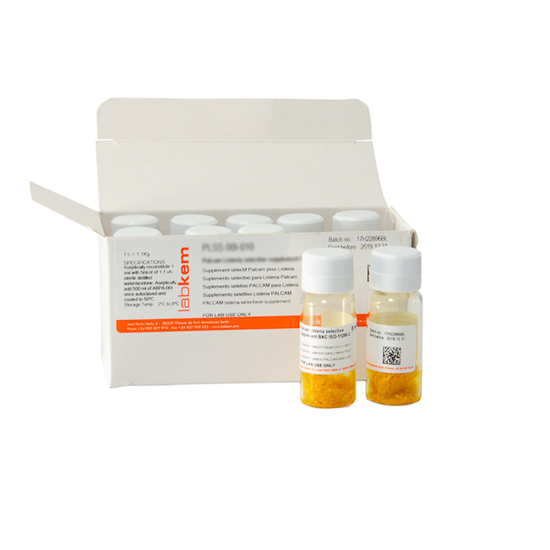 Labbox additive for multiple enrichment BAC, 10 x 10 ml, 2x5 pcs., 64,80